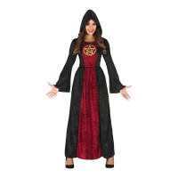 Costume da strega con cappuccio da donna