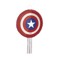 Pignatta con scudo 3D di Capitan America 45,72 x 45,72 cm (18