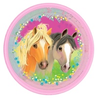 Piatti Pretty Pony 23 cm - 8 pezzi.