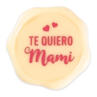 Figura di cioccolato bianco Te quiero Mami - Dekora - 96 unità