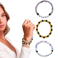 Braccialetti assortiti di Halloween - 3 pezzi