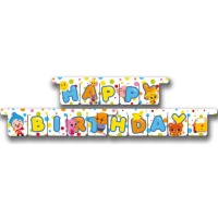 Ghirlanda di Clown Plim Plim Buon Compleanno di 3 m