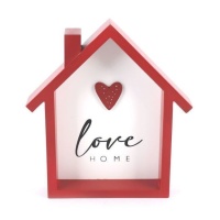 Decorazione da parete Love Home 15 x 18 cm - 1 unità