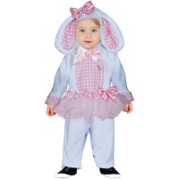 Costume da agnello rosa per neonati