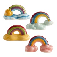 Figure arcobaleno da 2 cm per la torta - Dekora - 50 unità