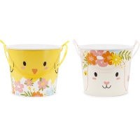 Cubo di Pasqua 14 cm - 2 pezzi