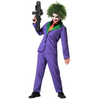 Costume da clown giocattolo viola per bambini
