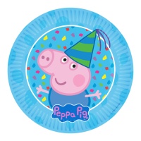 Piatti Peppa Pig George 18 cm - 8 pz.