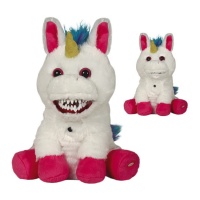 Peluche unicorno sinistro da 25 cm