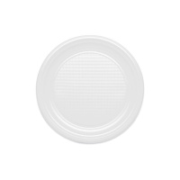Piatti di plastica da 20 cm - 100 pezzi