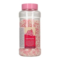 Spolverini perlati morbidi rosa e bianchi - 500 g