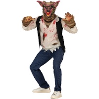 Costume da uomo lupo assassino per uomo