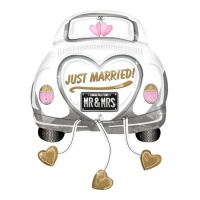 Just Married Car Silhouette Globo 58 x 79 cm - Anagramma