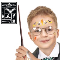Modello per il trucco di Harry il mago per bambini