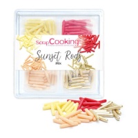 60 g di kit di spolverini sunset rod - Scrapcooking