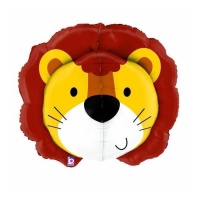 Palloncino testa di leone 3D da 76 cm - Grabo