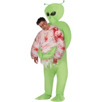 Costume di zombie nelle mani di un alieno per adulti
