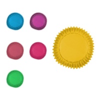 Pirottini cupcake colorati 4,4 cm - Maxi Products - 60 unità