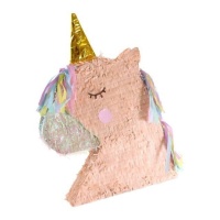 45 x 50 cm Pignatta unicorno 3D pastello