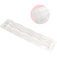 Stampo in plastica per torrone e cioccolato di 25 x 3,5 cm ondulato