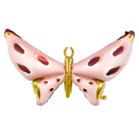 Palloncino con farfalla metallica 121 x 88 cm - PartyDeco
