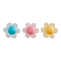 Cialde fiori in tre colori da 3 cm - Dekora - 150 unità