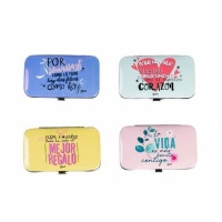 Set di manicure con frasi positive assortite - 1 unità