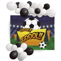 Kit di poster e palloncini sul calcio - 31 pezzi