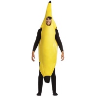 Costume da banana gialla per adulti