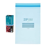 Sacchetto con chiusura a zip per congelatore 27 x 17 cm - 20 pz.