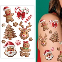 Tatuaggi temporanei di biscotti allo zenzero
