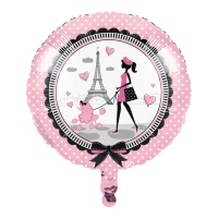 Palloncino rotondo di Parigi da 46 cm - Creative Converting