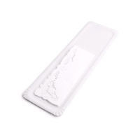 Vassoio con centrino allungato bianco 13 x 44 cm - Prodotti Maxi - 2 unità