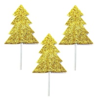 Topper cupcake alberi di Natale - Creative Party - 12 unità