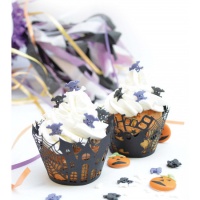 Tappi per cupcake di Halloween - scrapcooking -12 unità