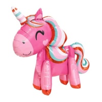 Palloncino unicorno rosa 55 cm - Oh Yeah!