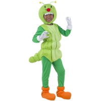Costume da verme verde per bambini