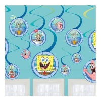 Spirali decorative Spongebob - 12 unità