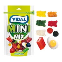 Sacchetto di gelatine gommose con finitura lucida - MIni Mix Vidal - 180 gr