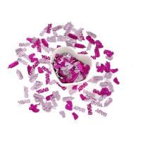 Coriandoli Baby Shower rosa 20 gr