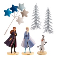 Kit decorazione torta Frozen 2 - 6 unità