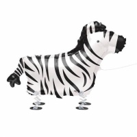 Palloncino Walking Zebra 76,2 cm - Qualatex