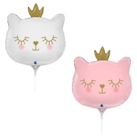 Palloncino Principessa gatto 24 x 25 cm - Grabo - 10 pz.