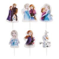 Cake topper di carta Frozen - Dekora - 30 pezzi.