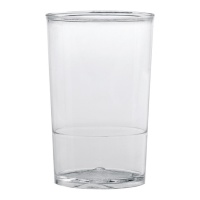 Bicchieri in plastica trasparente da 65 ml di forma classica - Dekora - 100 pz.