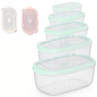 Tupper da 0,20, 0,40, 0,80, 1,75 e 2,8 L - 5 unità