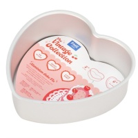 Stampo a cuore in alluminio Vintage Cake 15 x 5,1 cm - PME