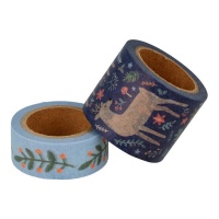 Washi tape renna di Natale - 2 pezzi.