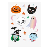 Occhietti googly di Halloween adesivi - 1 foglio