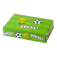 Scatola di 23,5 x 16 x 5 cm di calcio verde